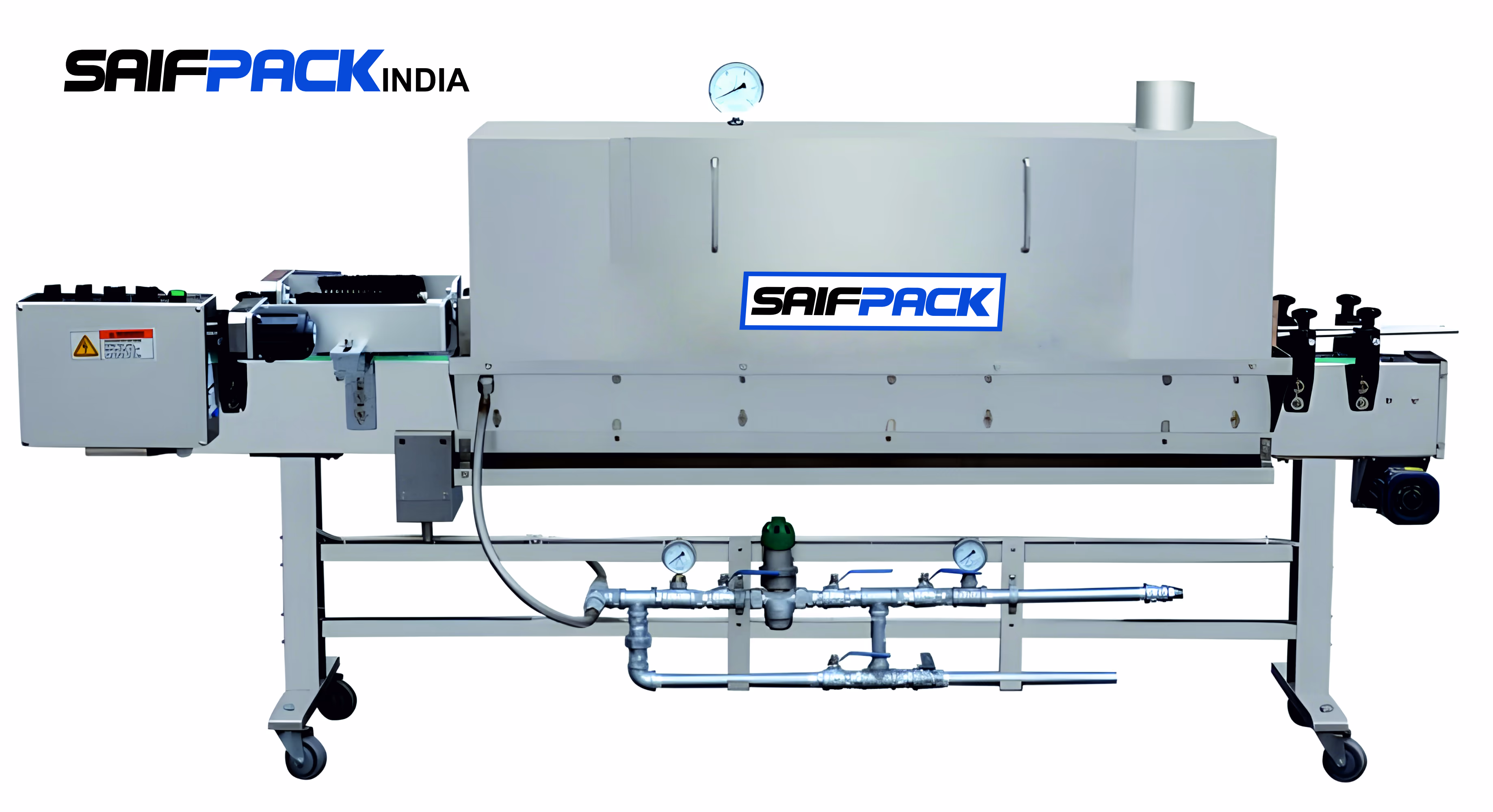 Steam Label Shrink Packing Machine Product Code : SPSLSM